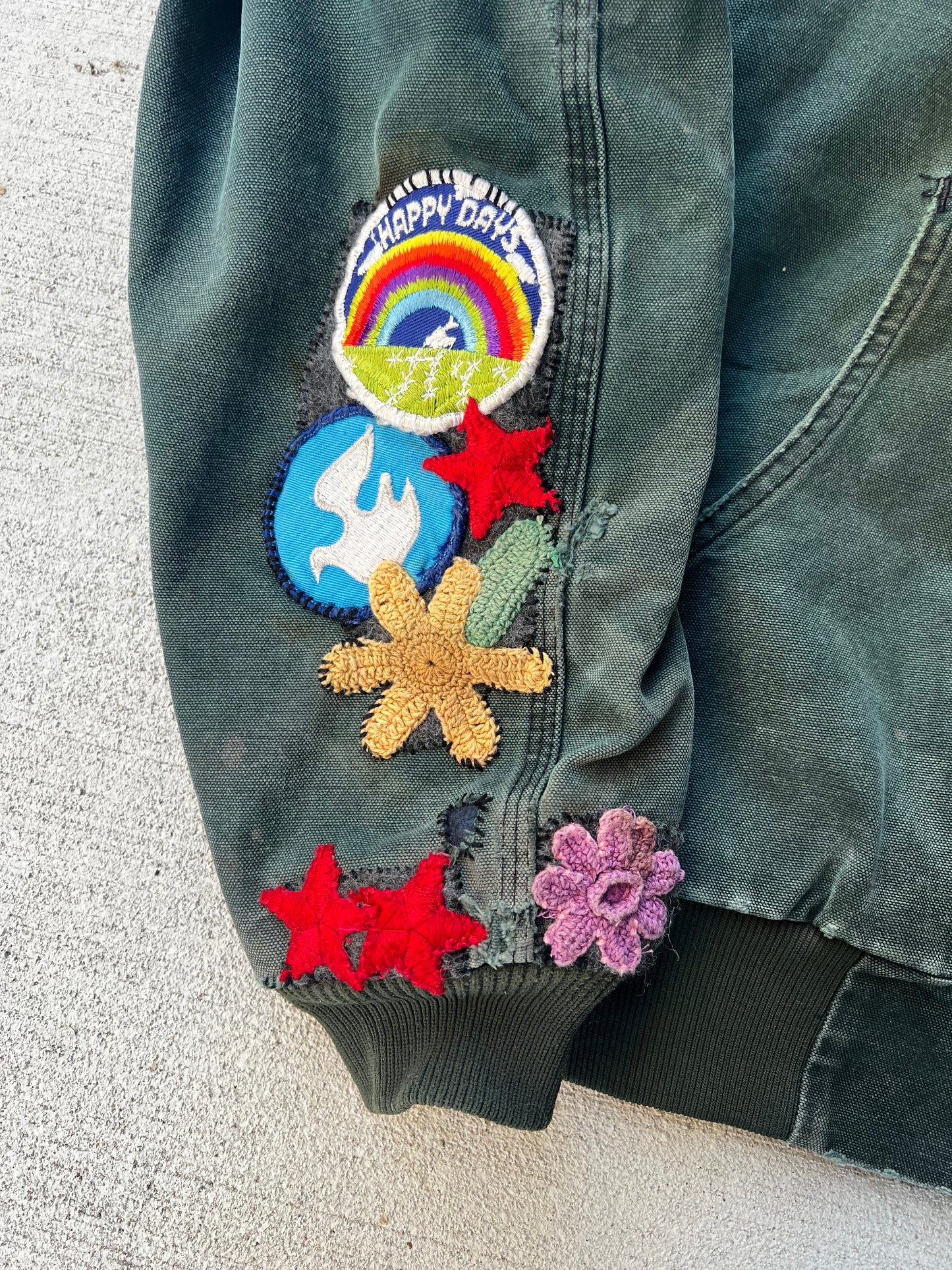 1990s “Have a Nice Day” custom Carhartt jacket (L)