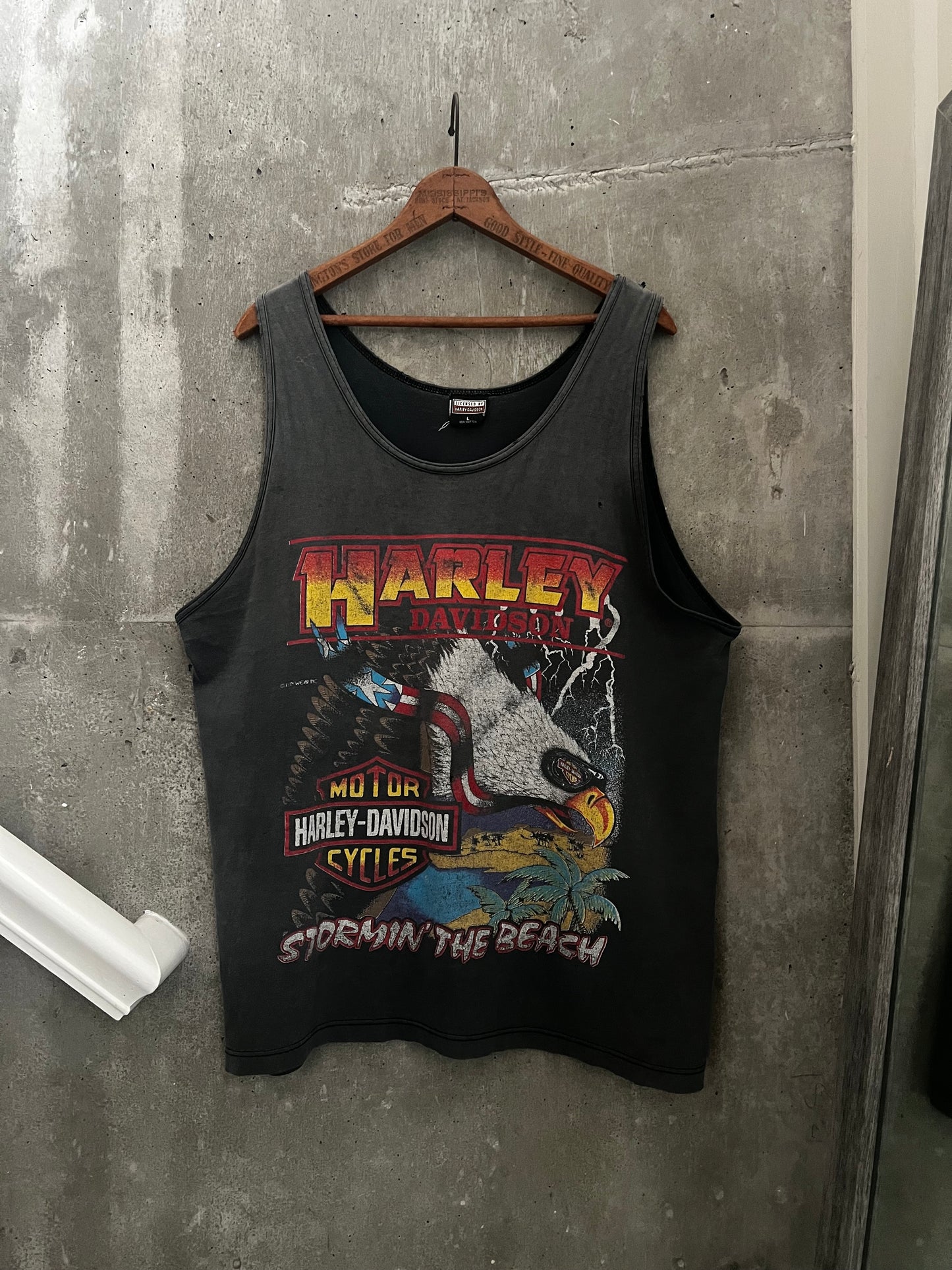 1990s Harley Davidson tank (L)