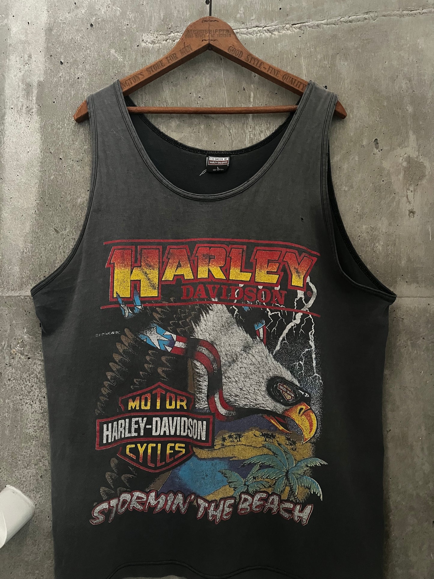 1990s Harley Davidson tank (L)
