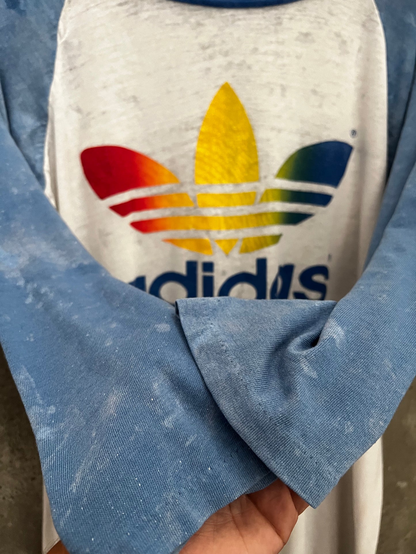 1970s Adidas ‘Trefoil’ raglan (L)